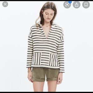 Madewell Terry striped Context hoodie